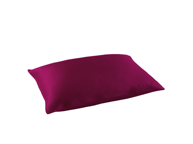 De Witte Lietaer Pillowcase Olivia Beet Red - 50 x 70 cm - Red - Cotton Satin