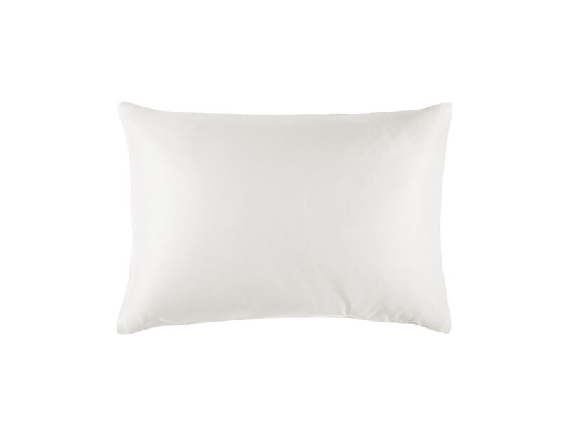 De Witte Lietaer Kissenbezug Olivia Off White - 50 x 70 cm - Weiß - Baumwollsatin