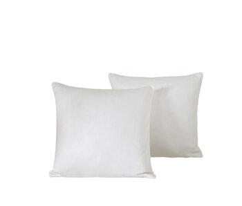 De Witte Lietaer Set Pillowcases Olivia Off White 40 x 40 cm 2 pieces Cotton Satin