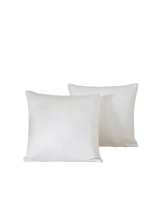 De Witte Lietaer Set Kussenslopen Olivia Off White 40 x 40 cm 2 stuks Katoen Satijn