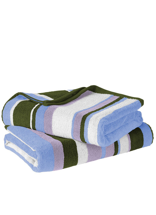 De Witte Lietaer Lot de 2 serviettes de douche Ophelia Khalilia, 70 x 140 cm, coton