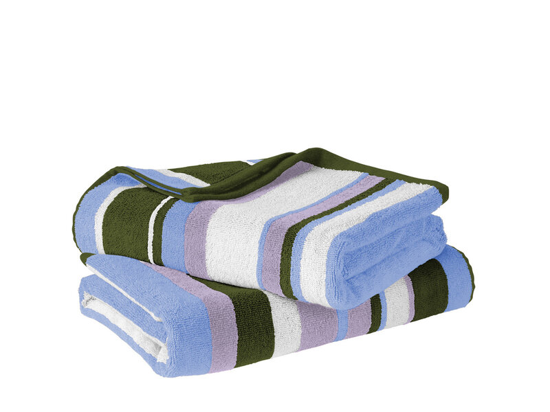 De Witte Lietaer Ophelia Khalilia Duschhandtuch-Set – 2er-Set – 70 x 140 cm – Baumwolle