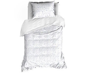 De Witte Lietaer Housse de couette Lilia Porcelaine 140 x 200/220 + 60 x 70 cm Percale de coton