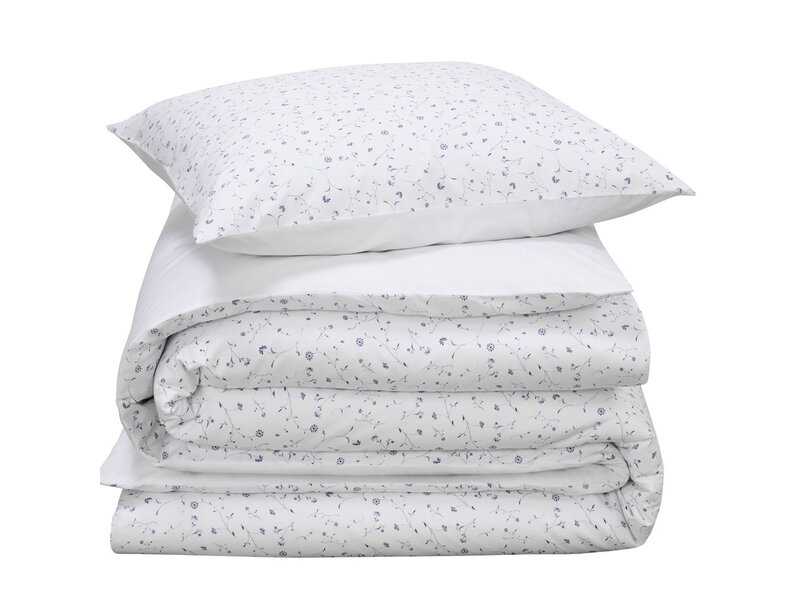 De Witte Lietaer Lilia Porcelain Duvet Cover - 140 x 200/220 + 60 x 70 cm - Cotton Percale