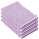 Washandjes Stephanie Lila set 4 stuks Katoen