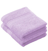 De Witte Lietaer Douchelakens Stephanie - Set 2 stuks - 70 x 140 cm - Lila - Katoen