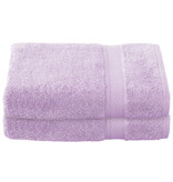 De Witte Lietaer Badhanddoek Stephanie - Set 2 stuks - 70 x 140 cm - Lila - Katoen