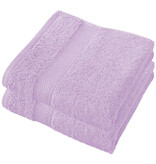 De Witte Lietaer Serviette Stéphanie - Lot de 2 - 50 x 100 cm - Lilas - Coton