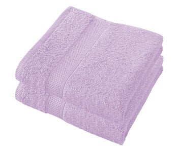 De Witte Lietaer Handdoek Stephanie Lila Set 2 stuks 50 x 100 cm Katoen