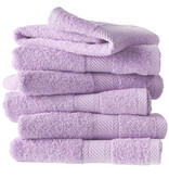 De Witte Lietaer Serviettes Helene Lila - 50 x 100 cm - Lot de 6 - Coton