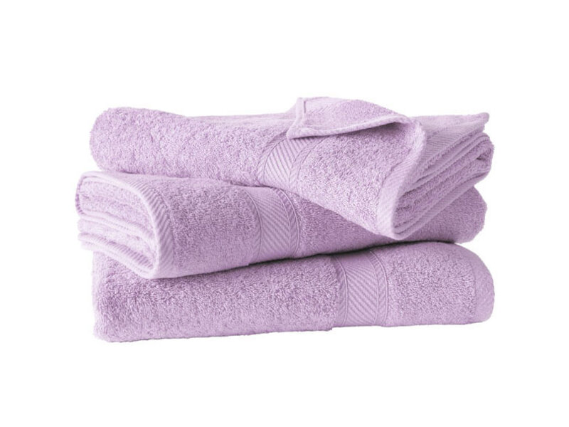 De Witte Lietaer Helene Badetücher – 3er-Set – 70 x 140 cm – Flieder – Baumwolle