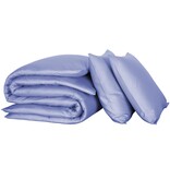 De Witte Lietaer Olivia Himmelblauer Bettbezug - 200 x 200 cm - Baumwollsatin