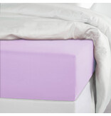 De Witte Lietaer Olivia Fitted Sheet - 140 x 200/220 x h 30 - Lilac - Cotton Satin