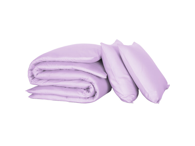 De Witte Lietaer Olivia Duvet Cover - 240 x 220 cm - Lilac - Cotton Satin