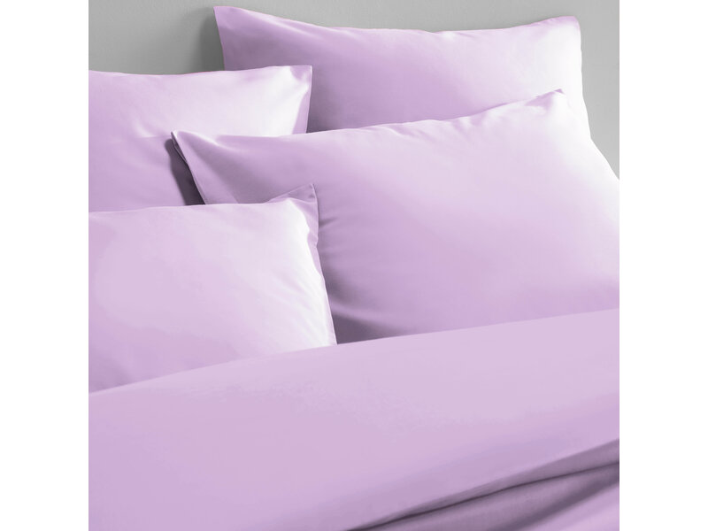 De Witte Lietaer Olivia Duvet Cover - 200 x 200 cm - Lilac - Cotton Satin