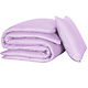 Housse de couette Olivia Lilas 140 x 200/220 cm en satin de coton