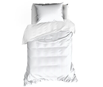 De Witte Lietaer Housse de couette Lola bleu ciel 140 x 200/220 + 60 x 70 cm en percale de coton