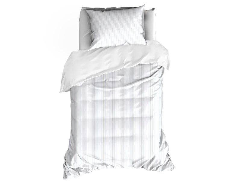 De Witte Lietaer Duvet Cover Lola Sky Blue - 140 x 200/220 + 60 x 70 cm - Cotton Percale