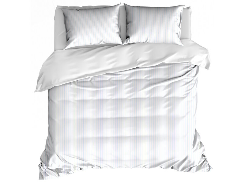 De Witte Lietaer Dekbedovertrek Lola Sky Blue - 240 x 220 + (2x) 60 x 70 cm - Katoen Percal