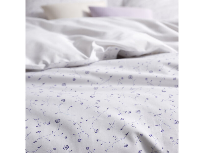 De Witte Lietaer Bettbezug Lilia Porcelain - 140 x 200/220 + 60 x 70 cm - Baumwollperkal