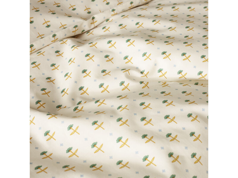 Moodit Duvet Cover Odil Sandflower - 200 x 200/220 + 2x 60 x 70 cm - Cotton