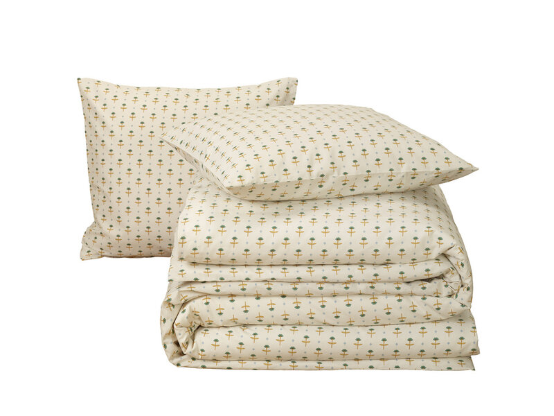 Moodit Bettbezug Odil Sandflower – 240 x 220 + 2 x 60 x 70 cm – Baumwolle