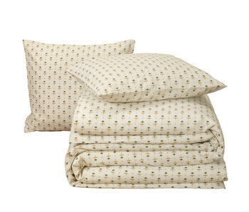 Moodit Bettbezug Odil Sandflower 260 x 240 cm Baumwolle