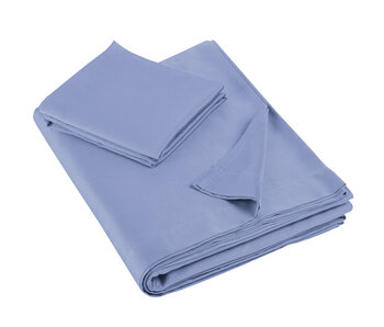 De Witte Lietaer Parure de draps Olivia bleu ciel 180 x 280 + 60 x 70 cm, en satin de coton