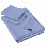 De Witte Lietaer Bettwäsche-Set „Olivia“ in Himmelblau – 280 x 280 cm + 2 x 60 x 70 cm – Baumwollsatin