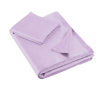 De Witte Lietaer Sheet set Olivia Lilac 180 x 280 + 60 x 70 Satin cotton