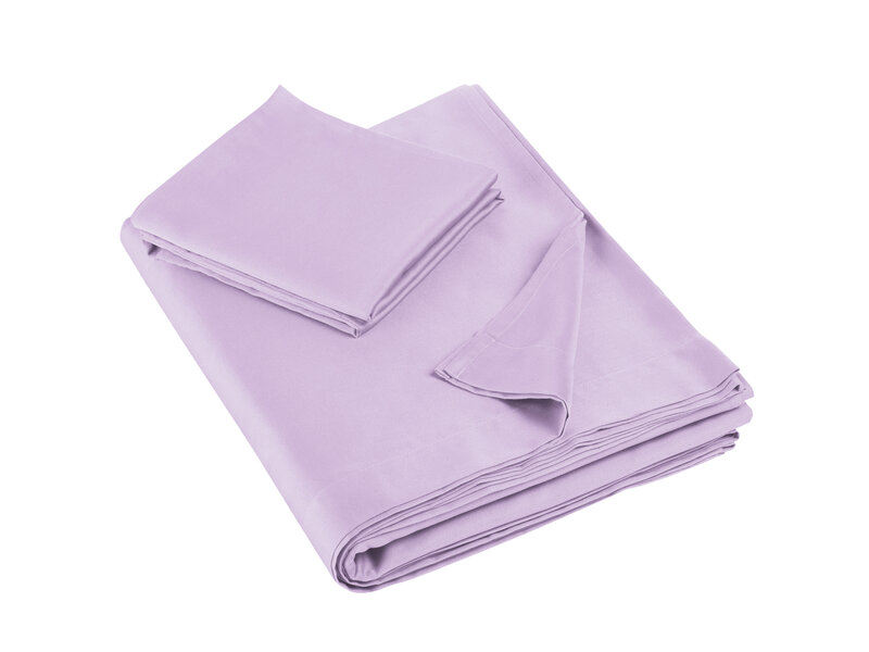De Witte Lietaer Parure de draps Olivia Lila - 1 personne - 180 x 280 cm - Satin de coton