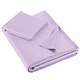 Parure de draps Olivia Lilas 180 x 280 + 60 x 70 cm, en satin de coton