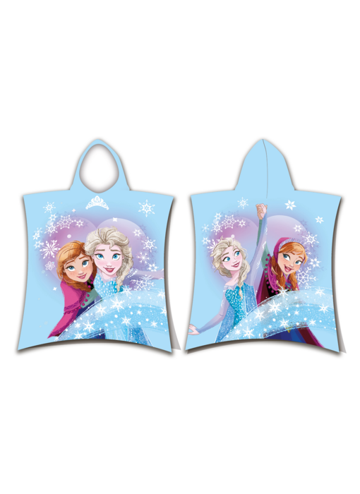 Disney Frozen Poncho Winter Fun 50 x 115 cm en coton