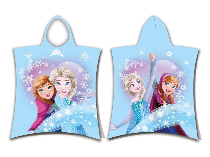Disney Frozen Poncho Winter Fun - 50 x 115 cm - Katoen