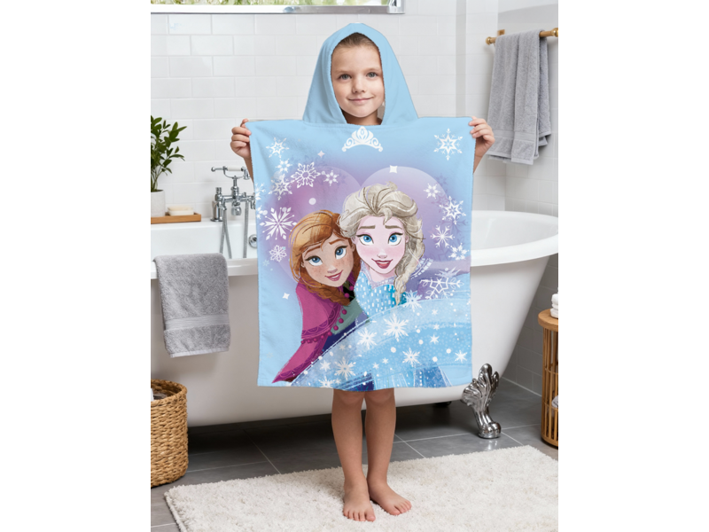 Disney Frozen Poncho Winter Fun - 50 x 115 cm - Cotton