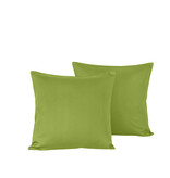 De Witte Lietaer Olivia Cactus Pillowcase Set - 2 pieces - 40 x 40 cm - Green - Cotton Satin
