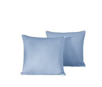 De Witte Lietaer Lot de 2 taies d'oreiller Olivia Serenity 40 x 40 cm en satin de coton