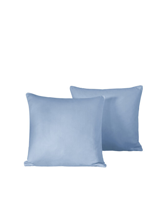 De Witte Lietaer Lot de 2 taies d'oreiller Olivia Serenity 40 x 40 cm en satin de coton
