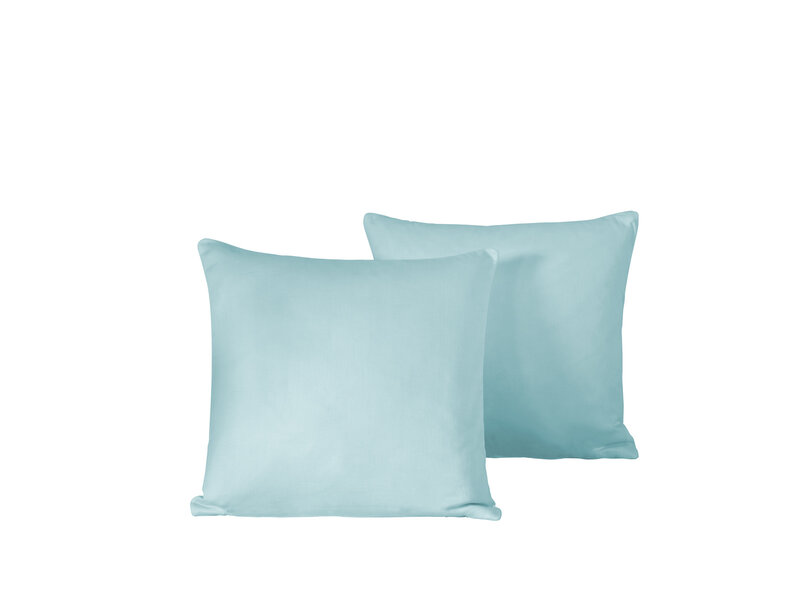 De Witte Lietaer Olivia Sea Angel Pillowcase Set - 2 pieces - 40 x 40 cm - Blue - Cotton Satin