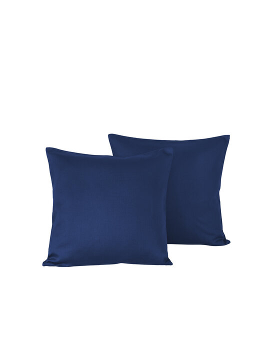 De Witte Lietaer Set Pillowcases Olivia Blue Indigo 40 x 40 cm 2 pieces Cotton Satin