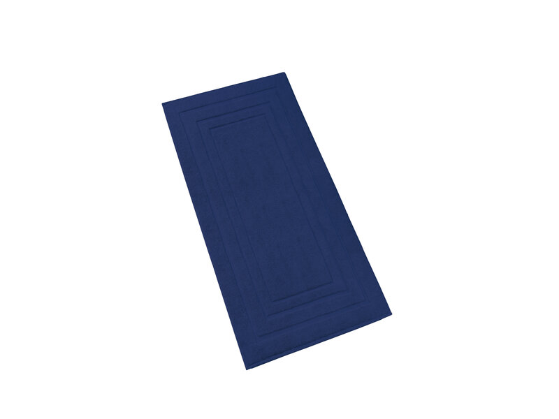De Witte Lietaer Bath Mat Pacifique Blue Indigo - 70 x 120 cm - Blue - Cotton