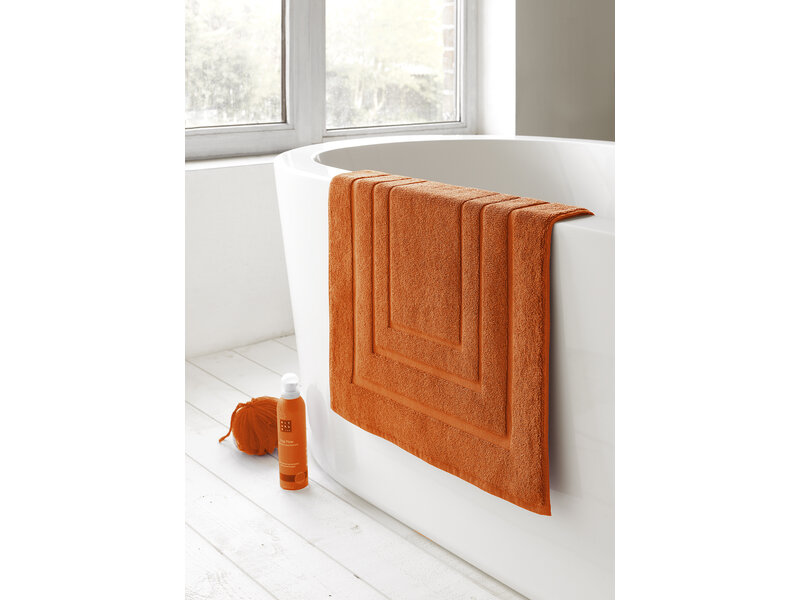 De Witte Lietaer Pacifique Badematte in Karamell – 50 x 75 cm – Braun – Baumwolle