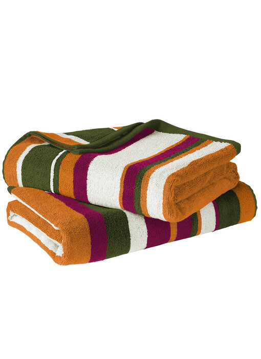 De Witte Lietaer Lot de 2 serviettes de douche Ophelia Artemis 70 x 140 cm en coton