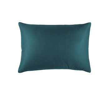 De Witte Lietaer Taie d'oreiller Olivia vert lac 60 x 70 cm en satin de coton