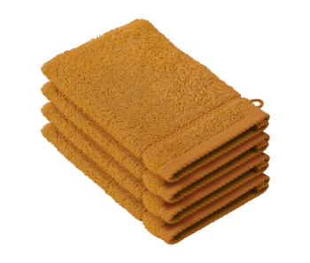 De Witte Lietaer Stephanie Copper Washcloths Set of 4 Cotton