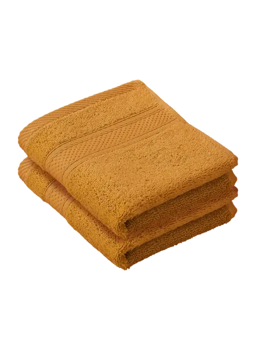 De Witte Lietaer Guest towel Stephanie Copper Set 2 pieces 30 x 50 cm Cotton