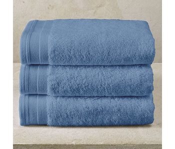 De Witte Lietaer Handdoek Contessa Santorini Blue Set 3 stuks 50 x 100 cm Katoen