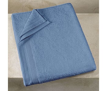 De Witte Lietaer Serviette de bain Contessa Santorine bleue 100 x 150 cm Coton