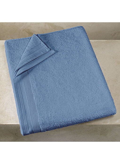 De Witte Lietaer Serviette de bain Contessa Santorine bleue 100 x 150 cm Coton