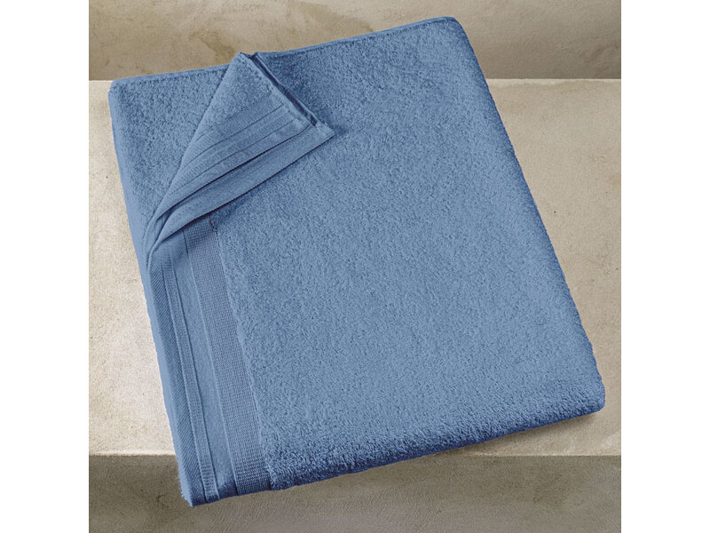 De Witte Lietaer Badetuch Contessa Santorini Blau - 100 x 150 cm - Blau - Baumwolle